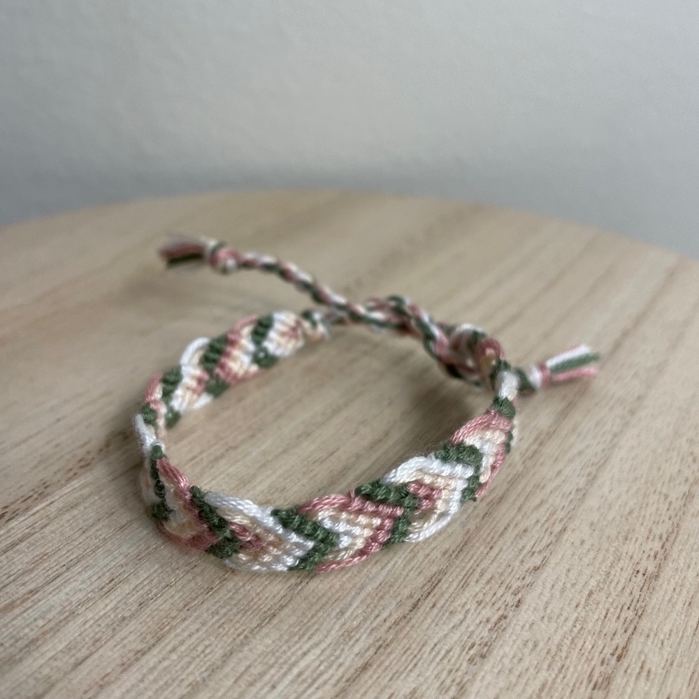 Vintage Rose Woven Bracelet